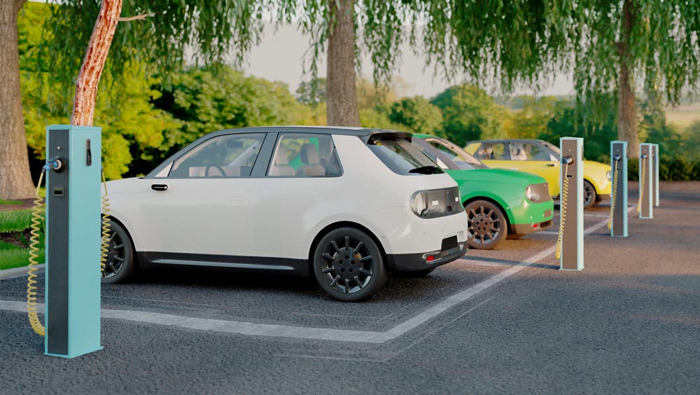 Ladestation Parkplatz