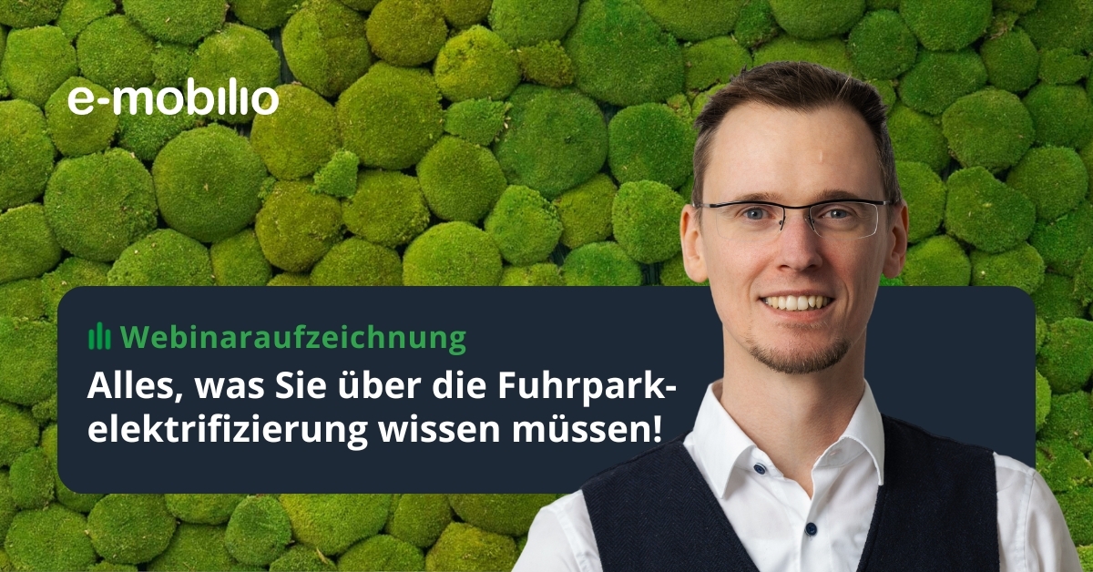 Webinar Rechtliche Vorgaben bei der Fuhrparkelektrifizierung