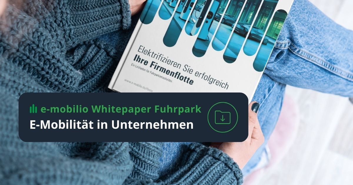 e-mobilio Whitepaper Elektromobilität in Unternehmen - mit uns zum erfolgreichen E-Fuhrpark